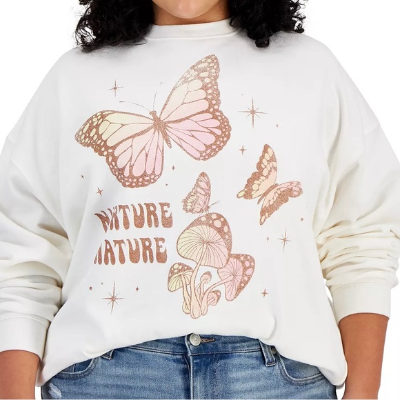 Grayson Threads, The Label Trendy Plus Size Nurture Nature Sweatshirt Size 2X - Picture 1 of 7